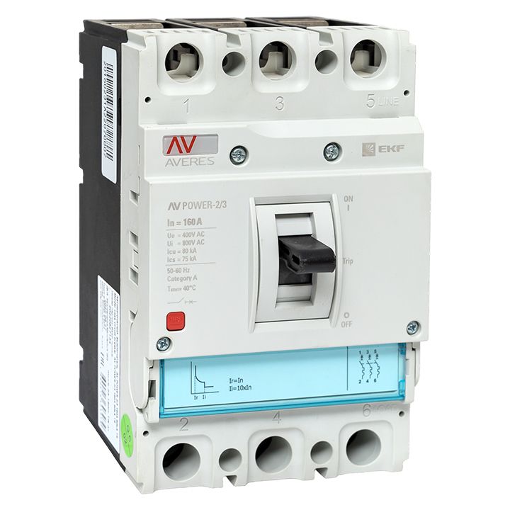Выключатель автоматический  mccb-23-160H-TR-av