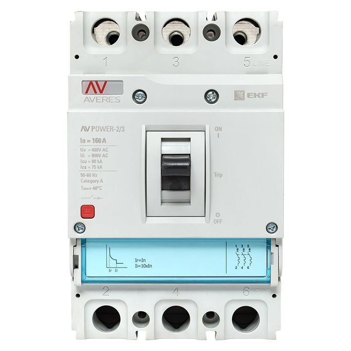 Выключатель автоматический  mccb-23-160H-TR-av