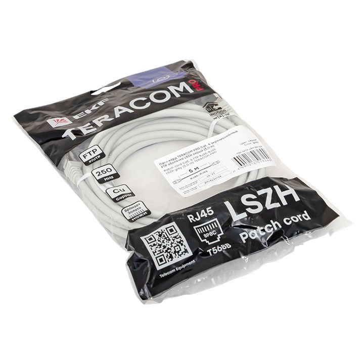 Патч-корд оптический  TRP-6FTP-LSH-5M-GY