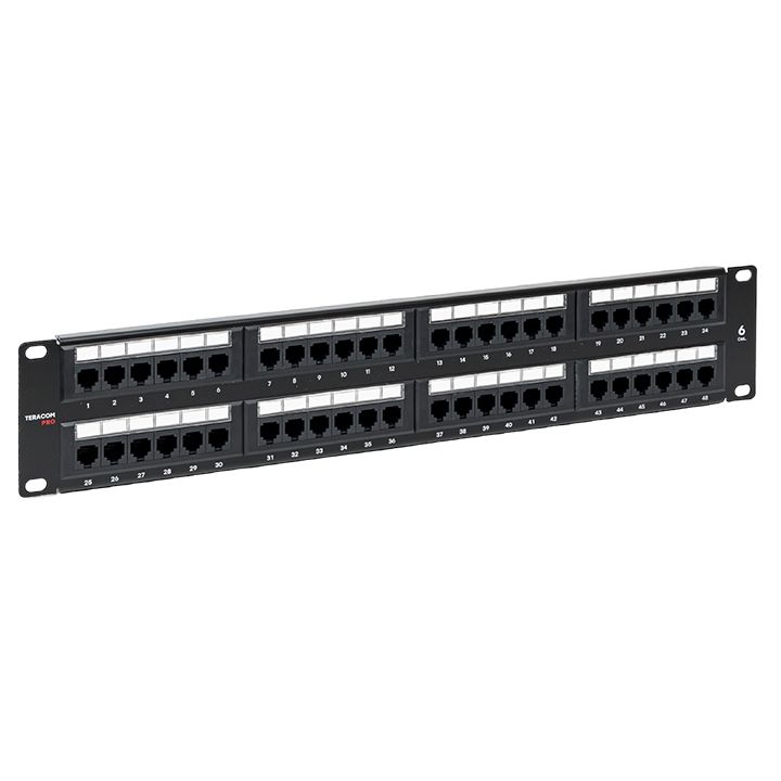 Патч-панель  TRP-PPNL-6UTP-2U48