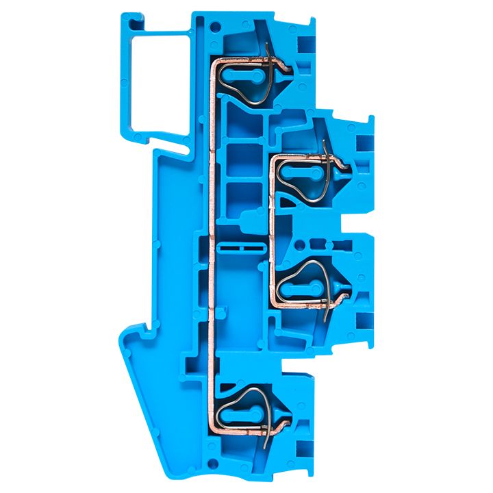 Клемма JXB-ST-4 32А plc-jxb-st-4-4-2-blue