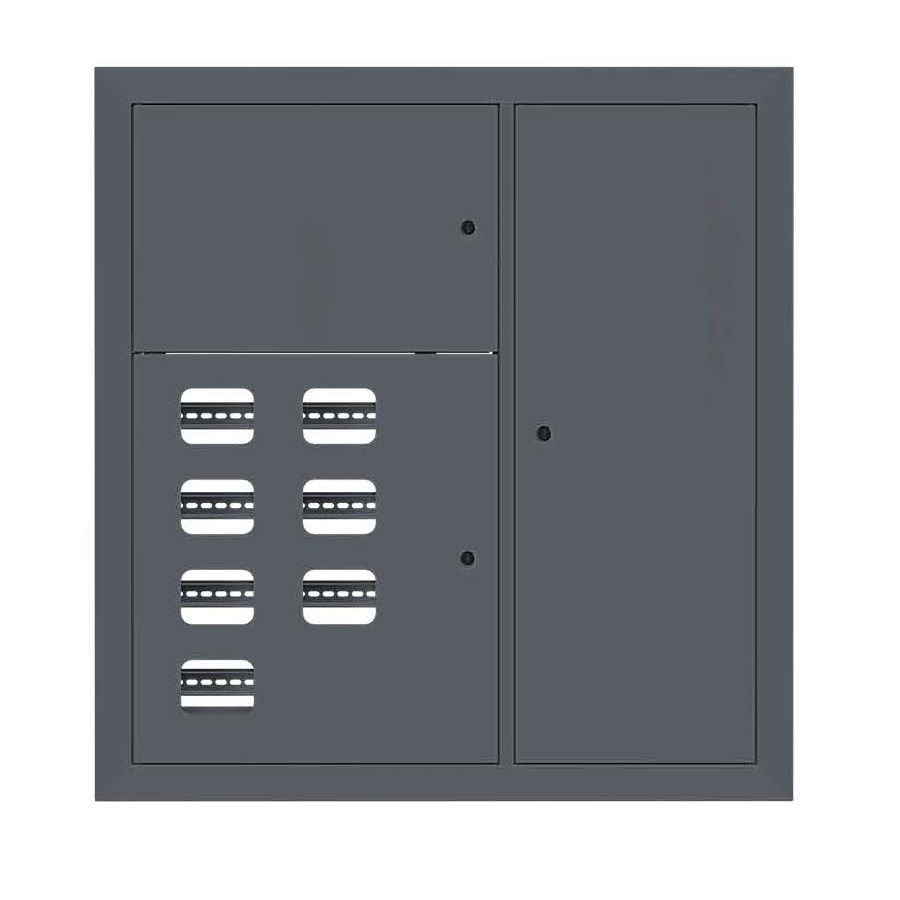 Щит этажный  mb29-v-7-ral7016
