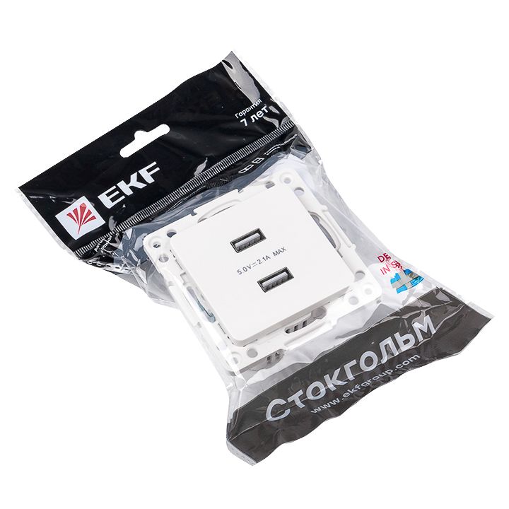 Механизм розетки  EYR16-028-10-2USB