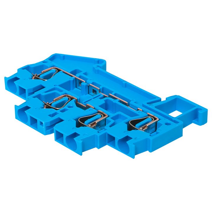 Клемма JXB-ST-2.5 24А plc-jxb-st-2.5-4-2-blue