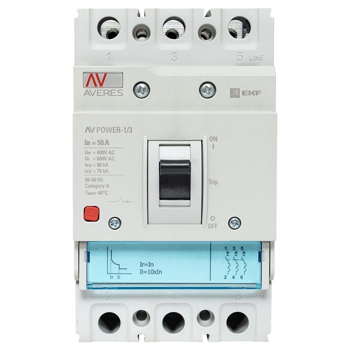 Выключатель автоматический  mccb-13-50H-TR-av