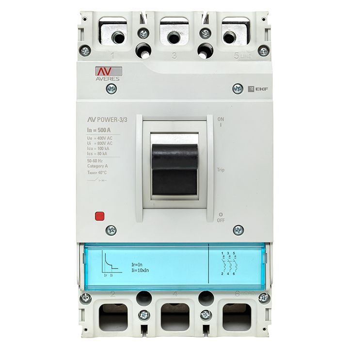 Выключатель автоматический mccb-33-500H-TR-av