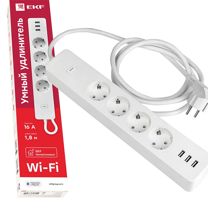 Удлинитель сетевой  RCE-1-WF