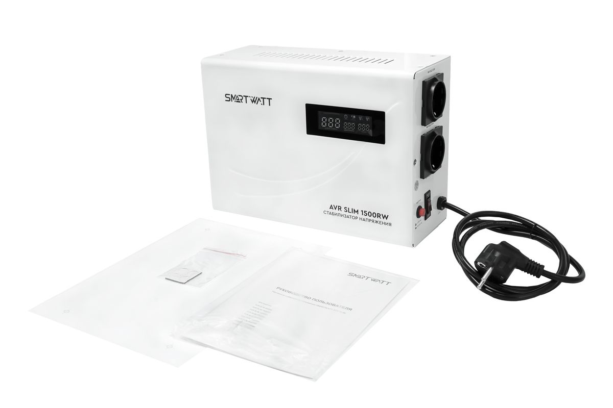 Стабилизатор напряжения AVR SLIM 1500RW 4512020310003