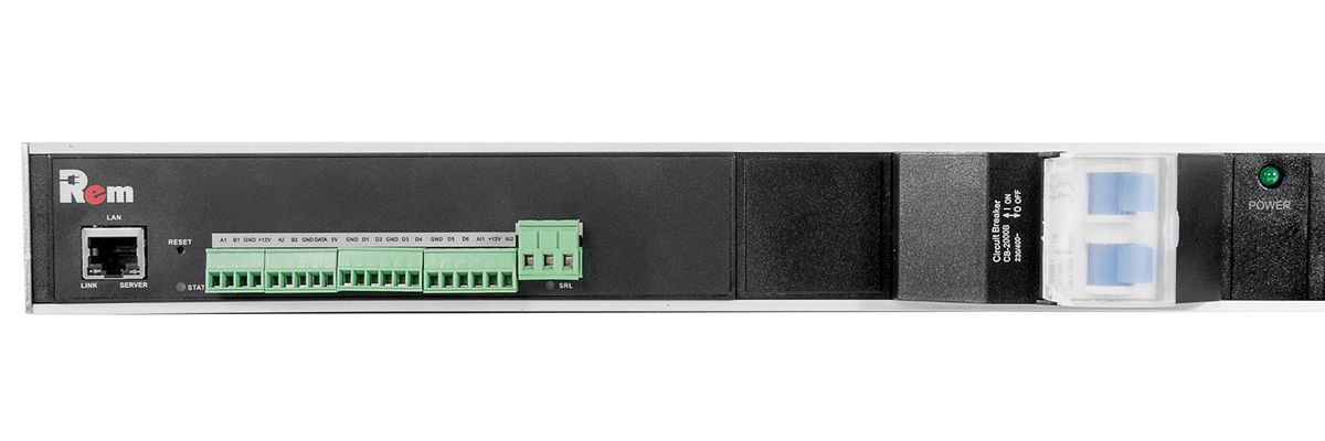 Блок силовых розеток  R-MC1-32-2x2S-2x3C13-2x2C19-A-1420-K