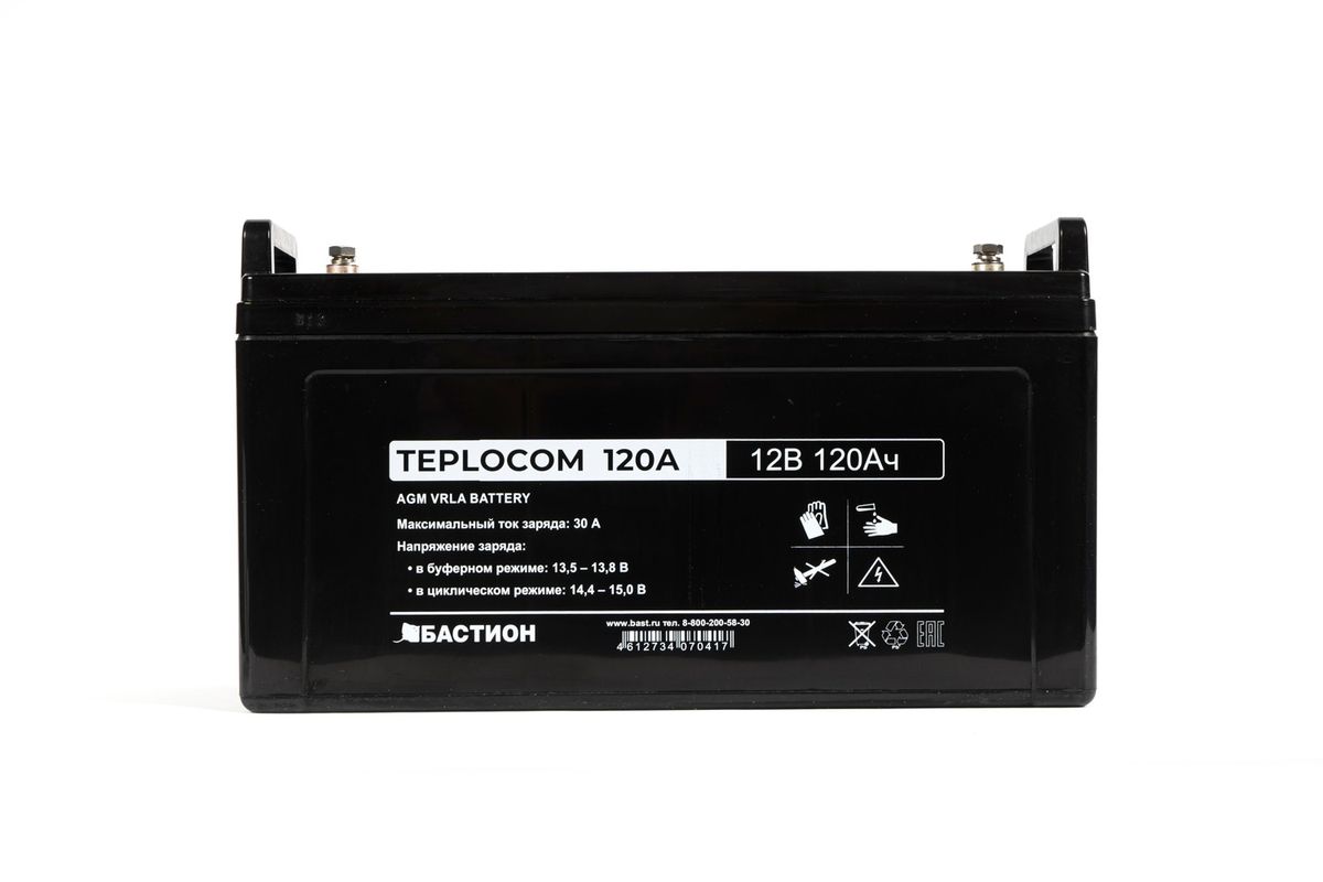 Батарея аккумуляторная TEPLOCOM 120Ач 441