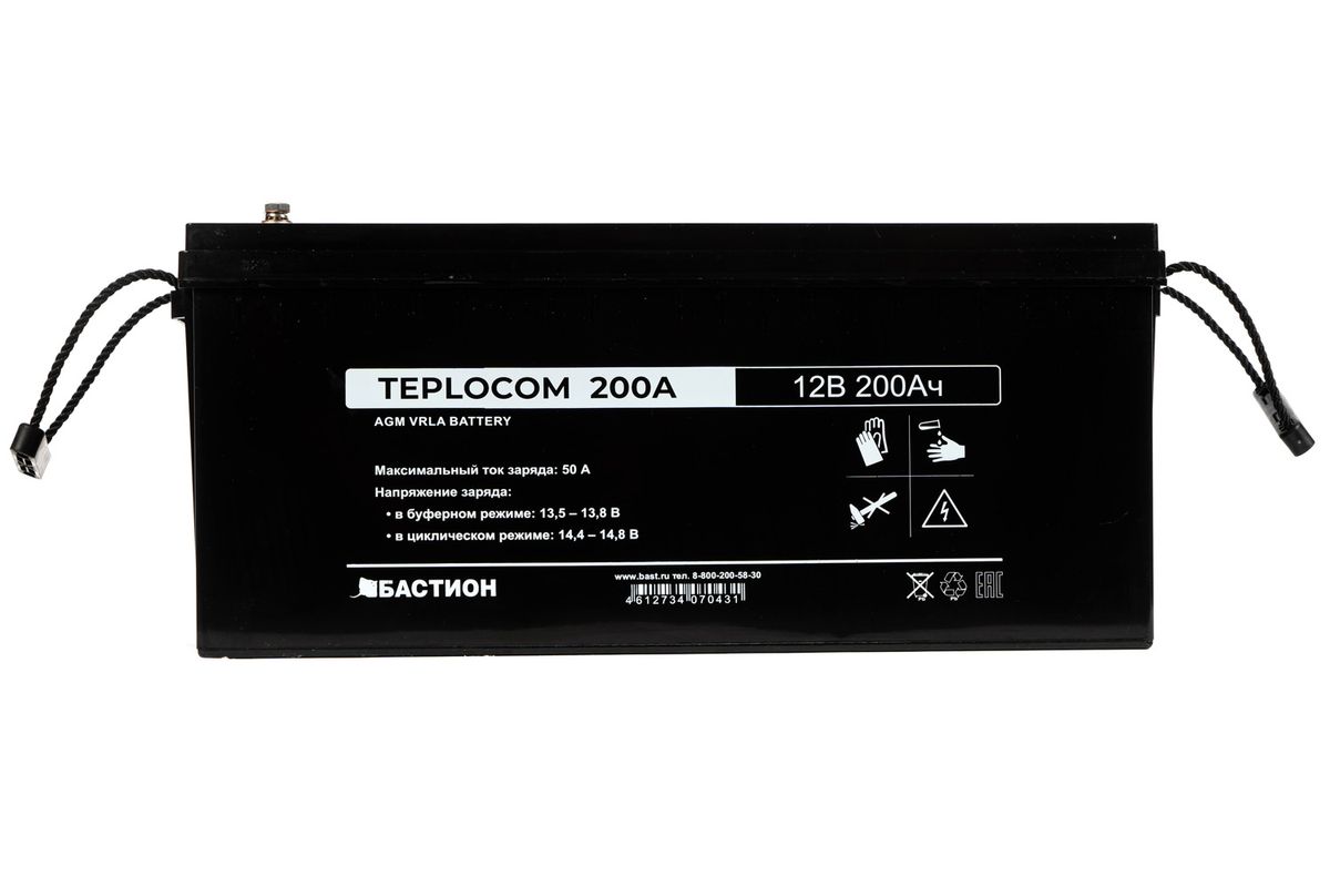 Батарея аккумуляторная TEPLOCOM 200Ач 443