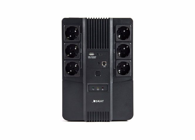 Источник бесперебойного питания SKAT-UPS 800-AI-IN-1x9 452