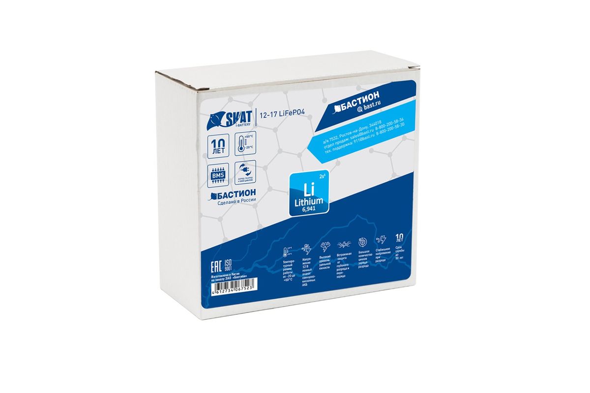 Батарея аккумуляторная Skat i-Battery 12-17 LiFePo4 647