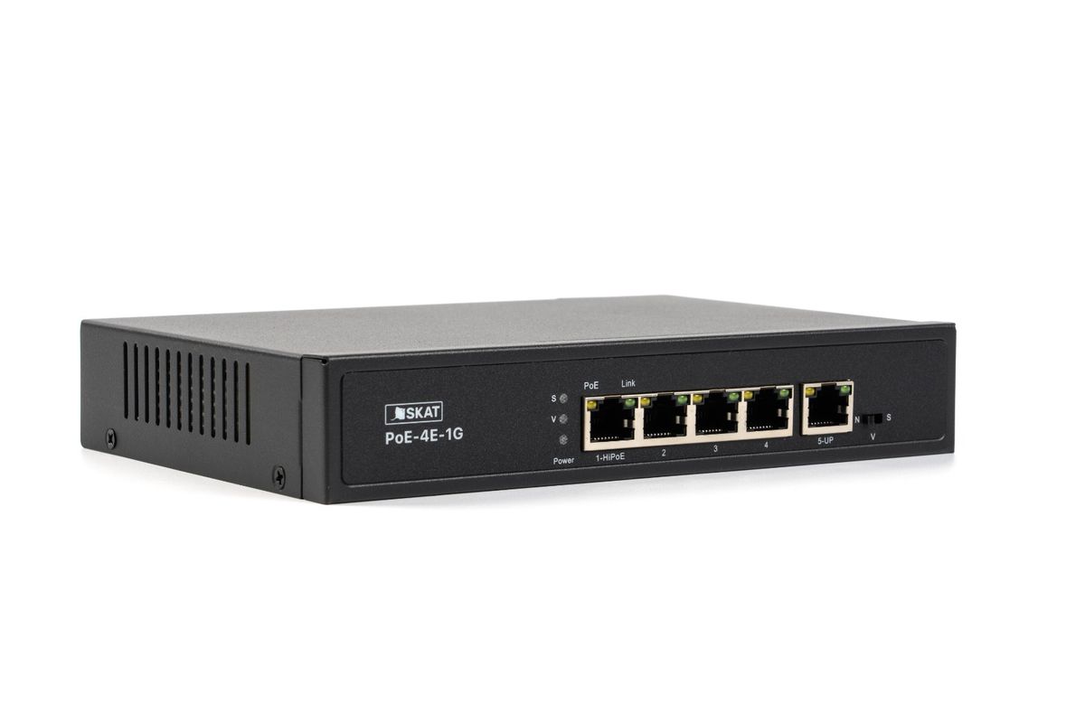 Коммутатор SKAT PoE-4E-1G 4070