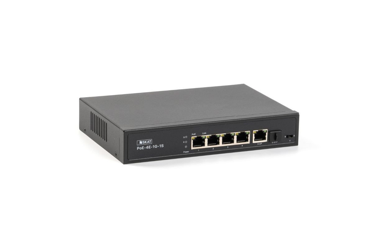 Коммутатор SKAT PoE-4E-1G-1S 4084