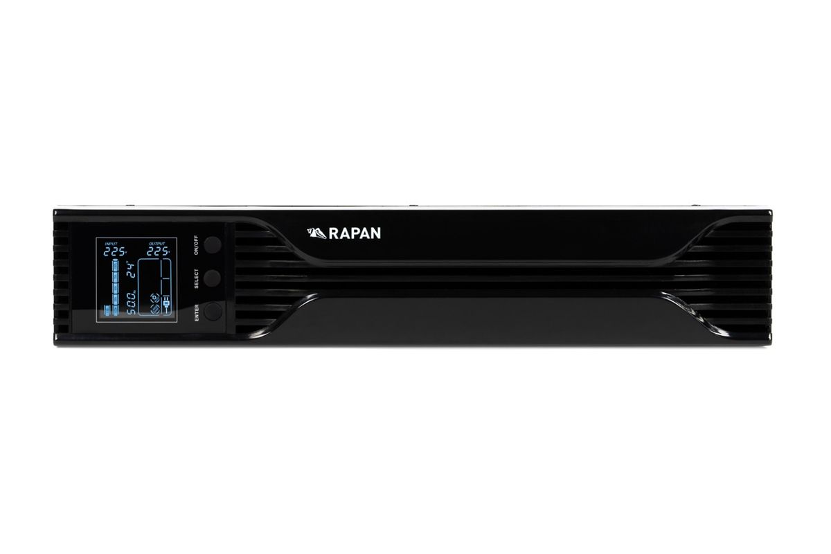 Источник бесперебойного питания RAPAN-UPS1000-RACK-IN-2X9-E 8958