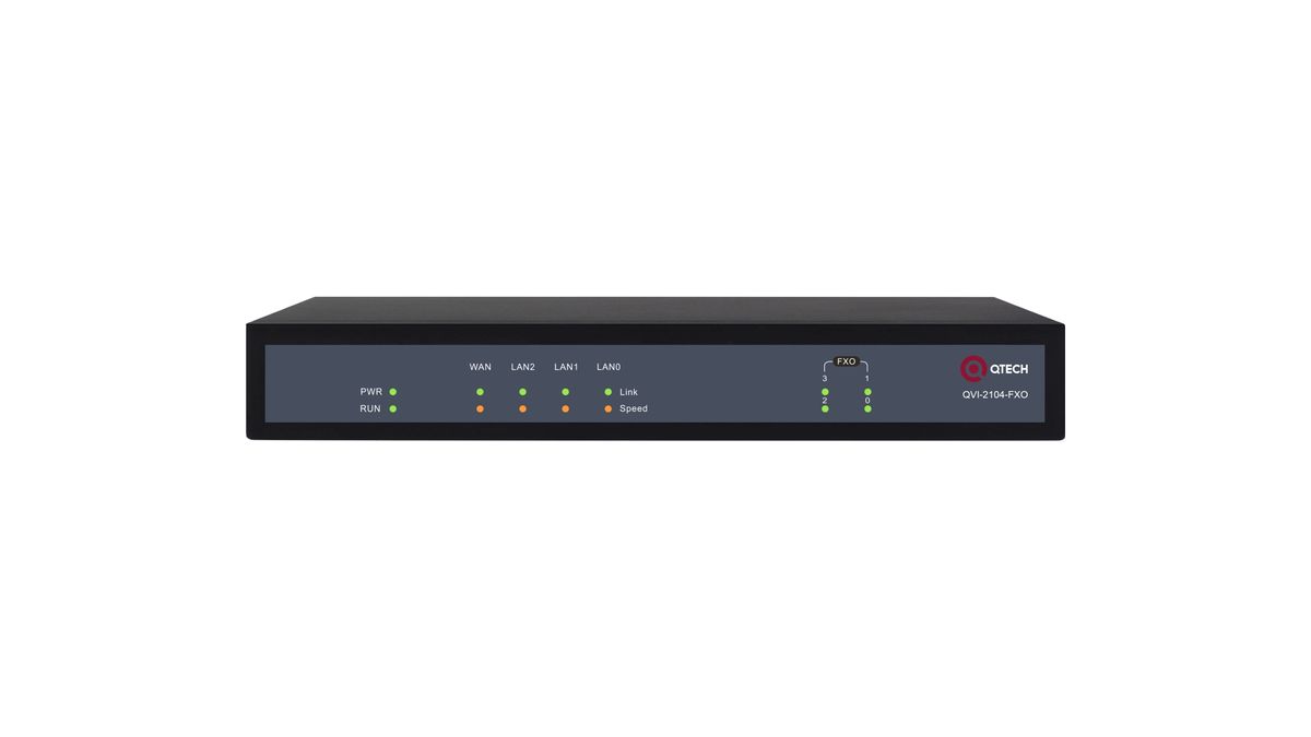 QTECH QVI-2104-FXO Шлюз голосовой купить в Москве с доставкой по РФ ...