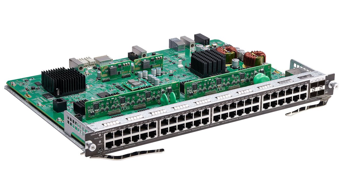 Модуль линейных входов QSW-M7600-48GT4XS-P-EB 