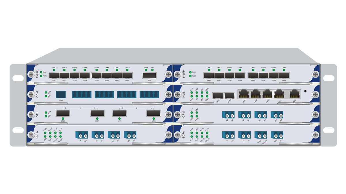 Медиаконвертер QWM-8000-2.5U/8-ACDC 