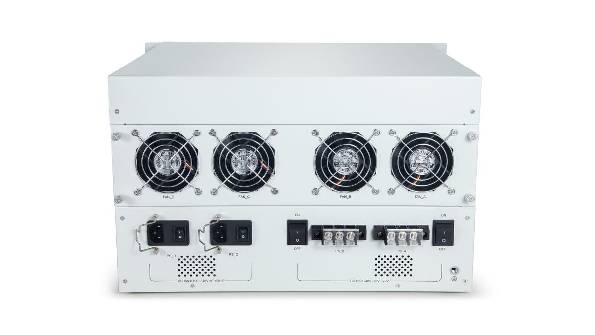Медиаконвертер QWM-8000-6U/16-2АC2DC 