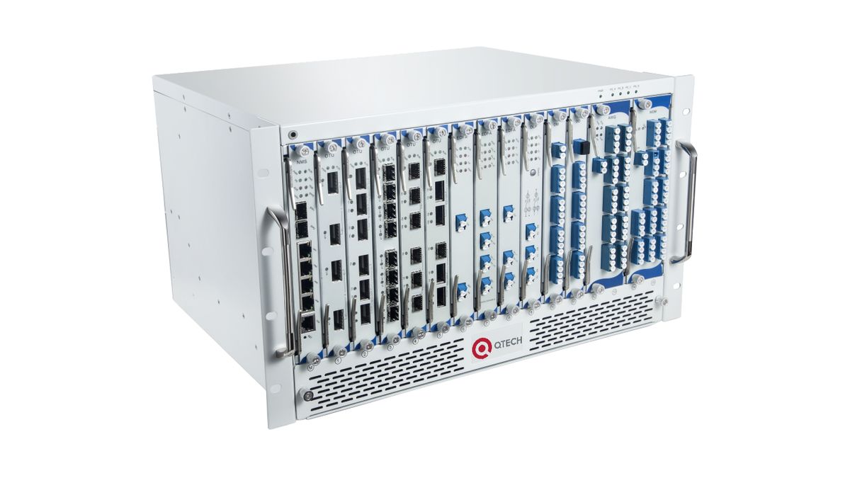 Медиаконвертер QWM-8000-6U/16-2АC2DC 
