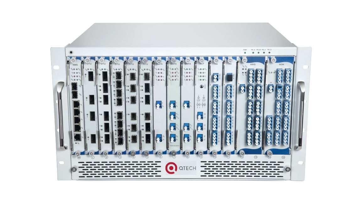 Медиаконвертер QWM-8000-6U/16-2АC2DC 