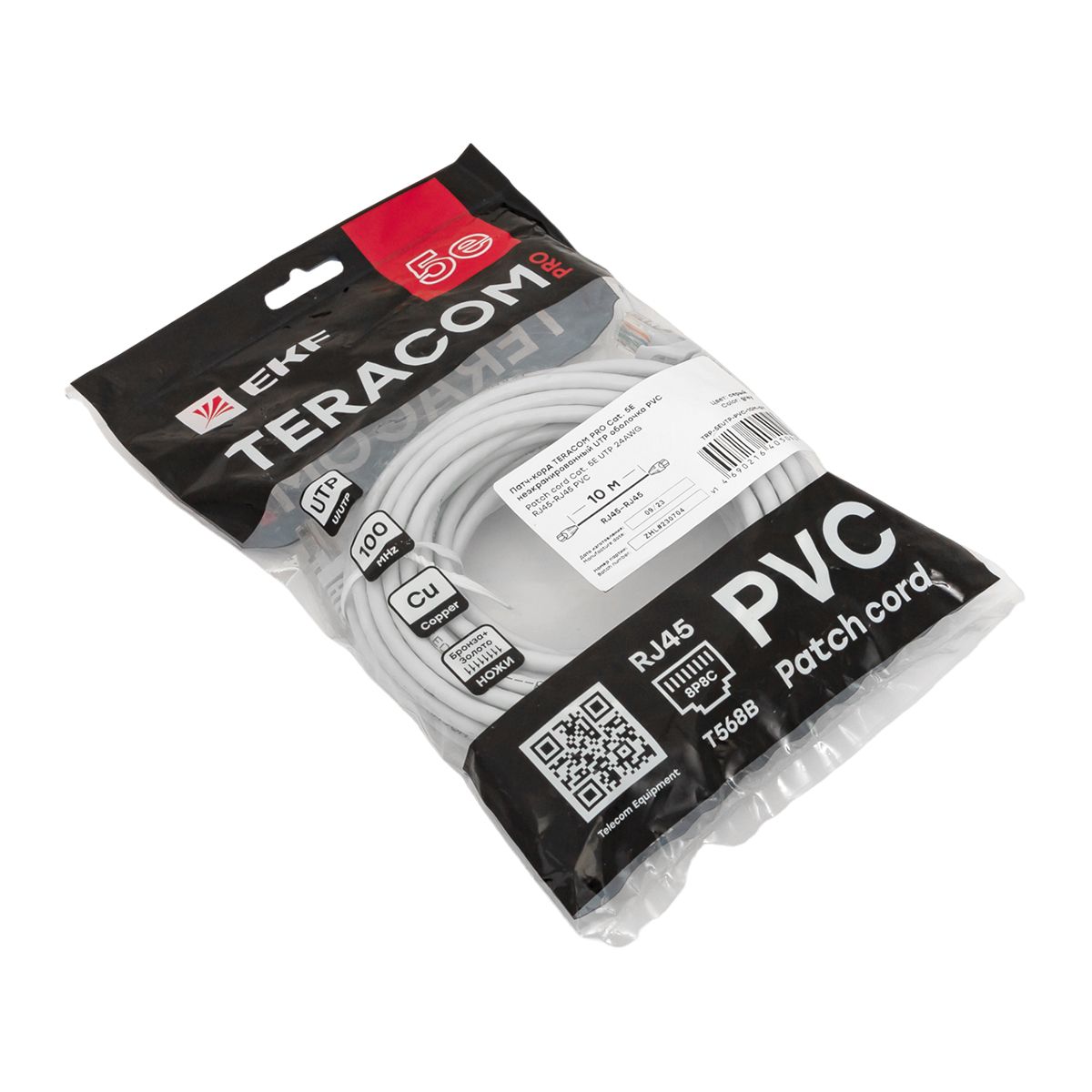 Патч-корд  TRP-5EUTP-PVC-10M-GY