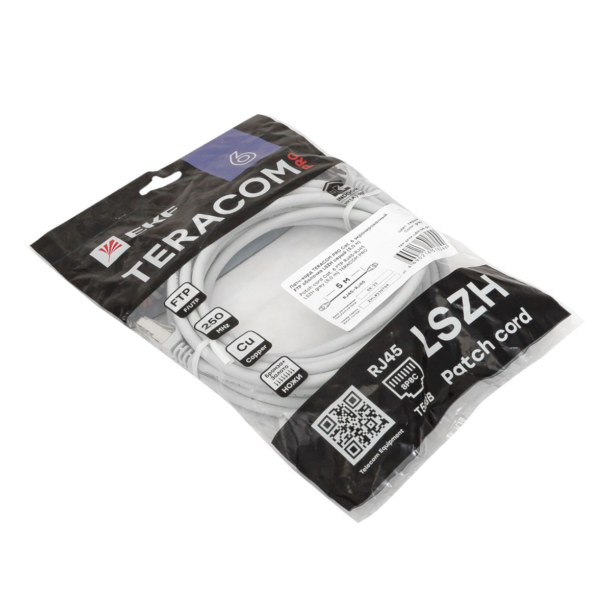 Патч-корд оптический TRP-6FTP-LSH-5M-GY