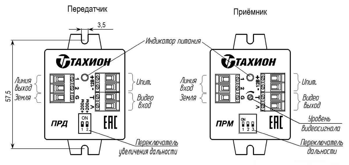 Аппаратура передачи видеосигнала АПВС-5 AHD 30005