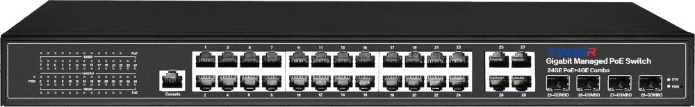 Коммутатор TR-NS24284C-400-24PoE 