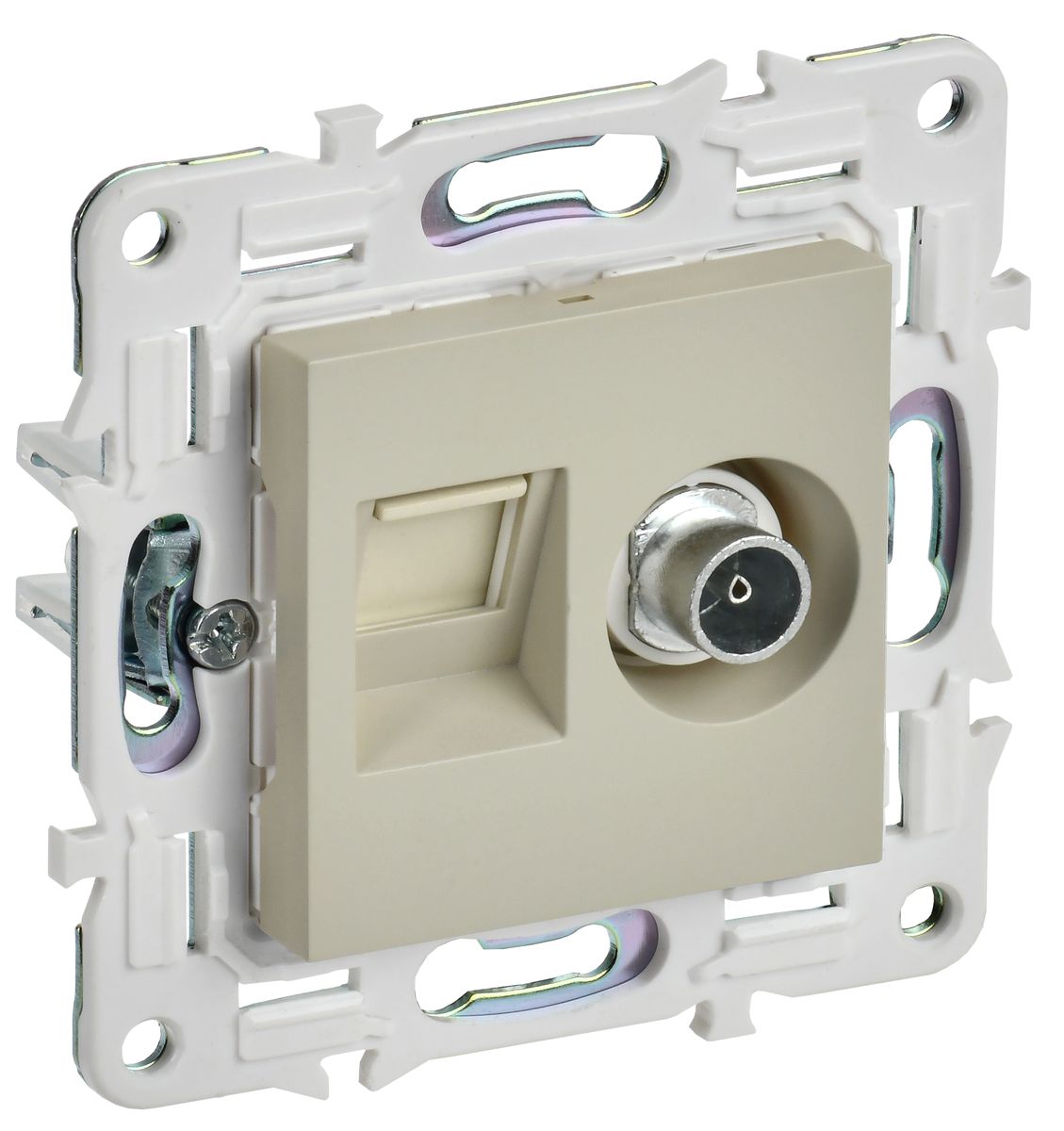 Розетка телекоммуникационная  SK-AK20-1-K10