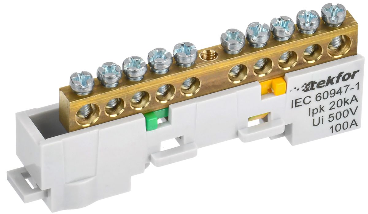 Шина заземления  TF-NN10-10-DL-K05