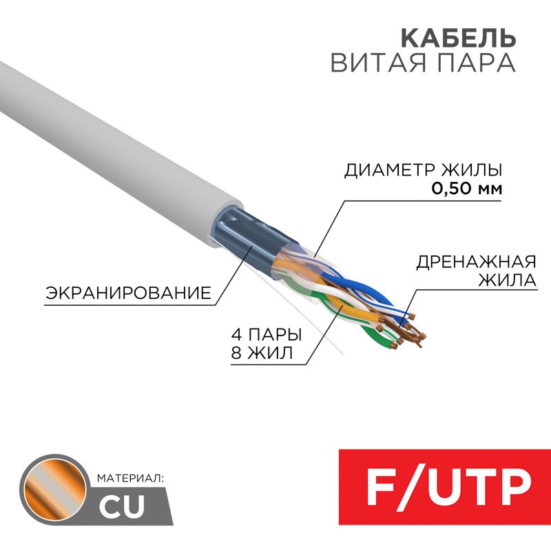 Кабель витая пара  01-0169