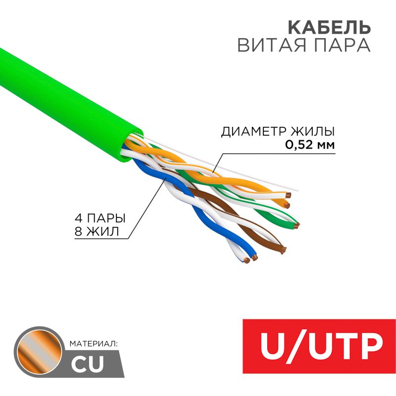Кабель витая пара  01-0061-R