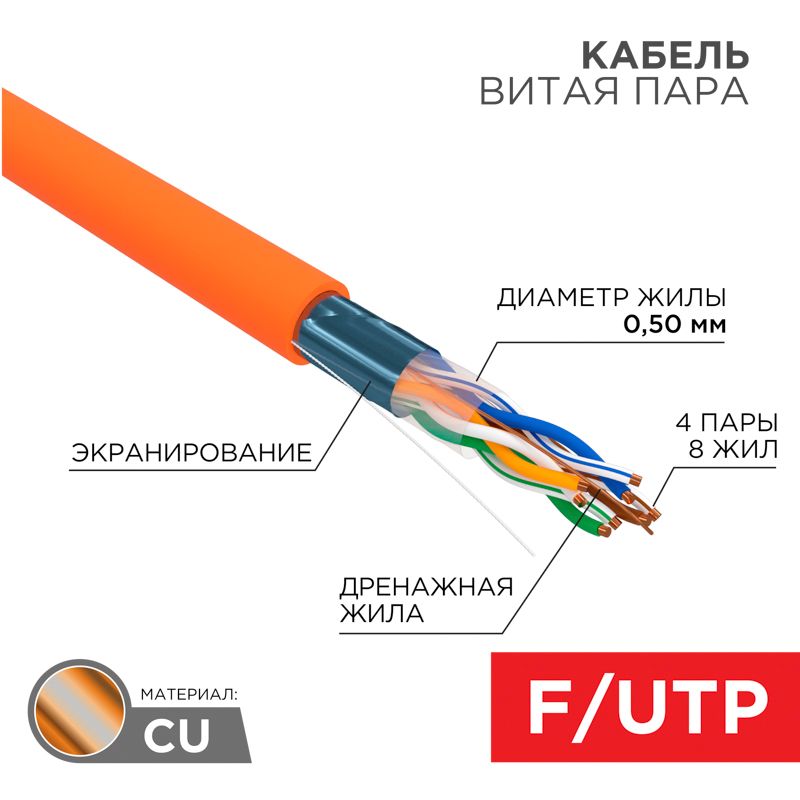 Кабель витая пара  01-0150