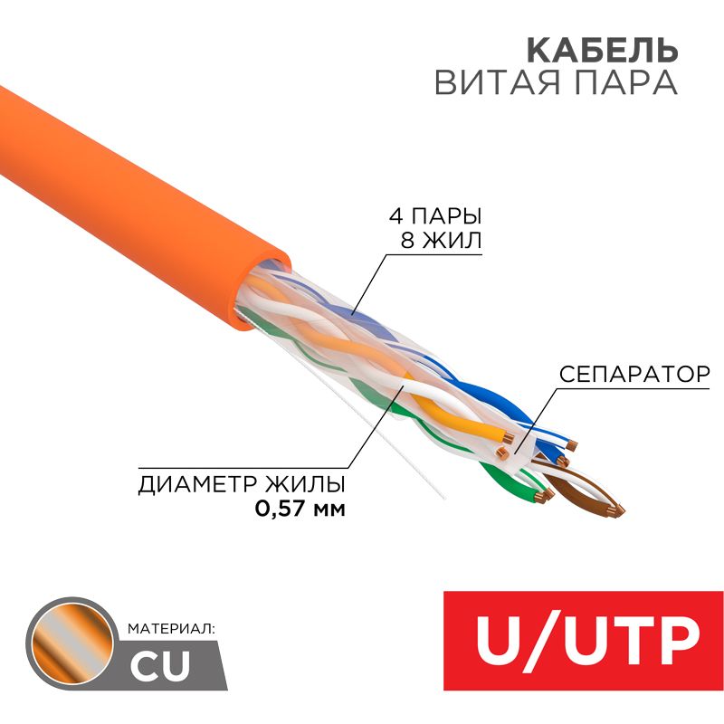 Кабель витая пара  01-0050