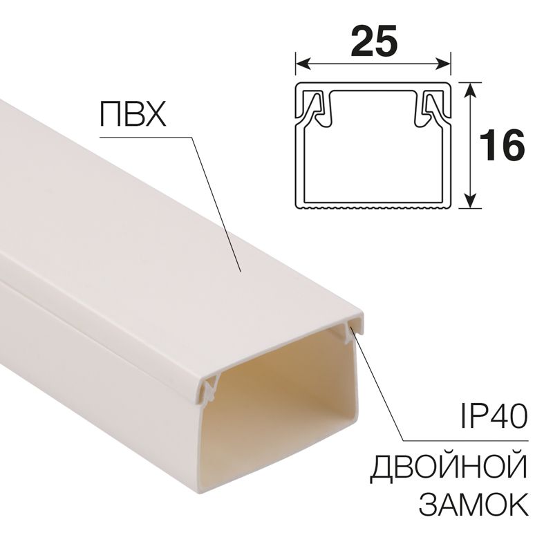Кабель-канал  28-2516-2