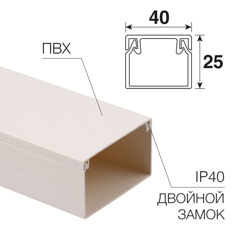 Кабель-канал  28-4025-2
