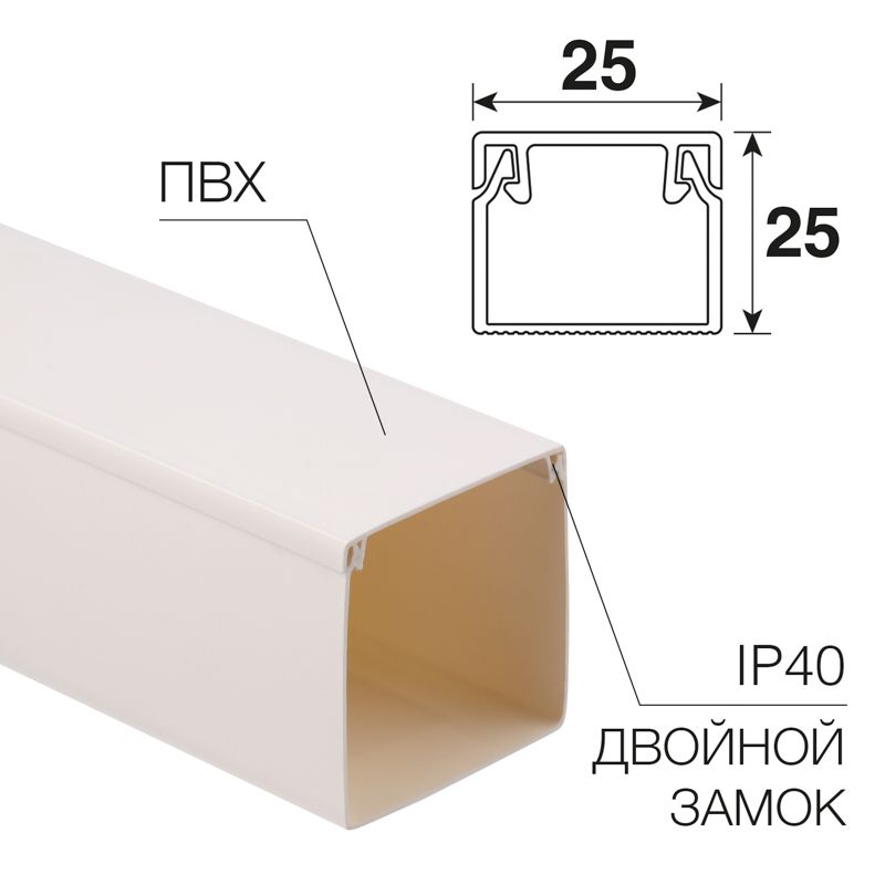 Кабель-канал  28-2525-2