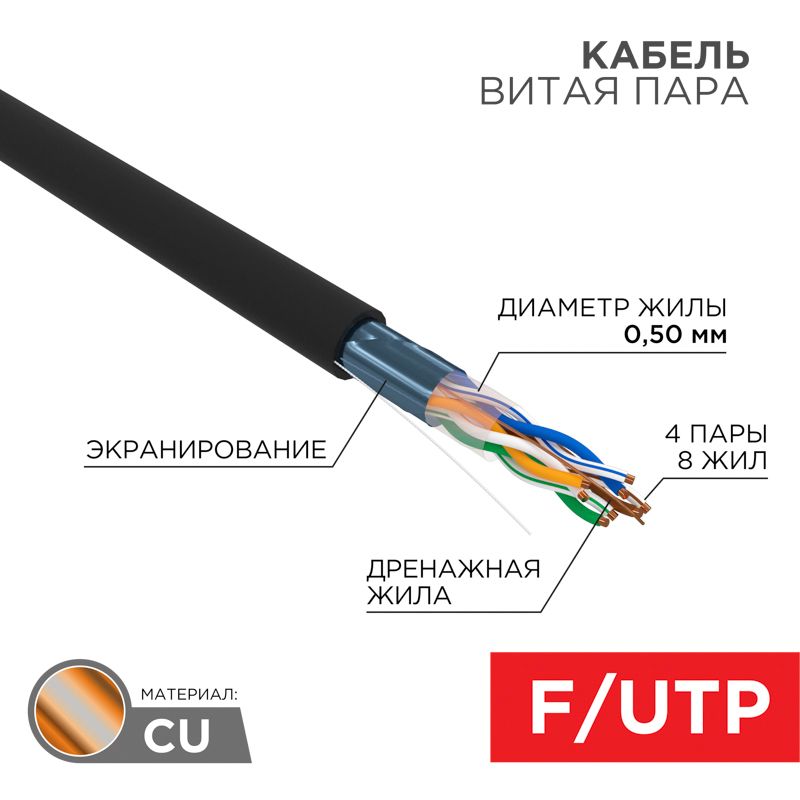 Кабель витая пара  01-0146-R