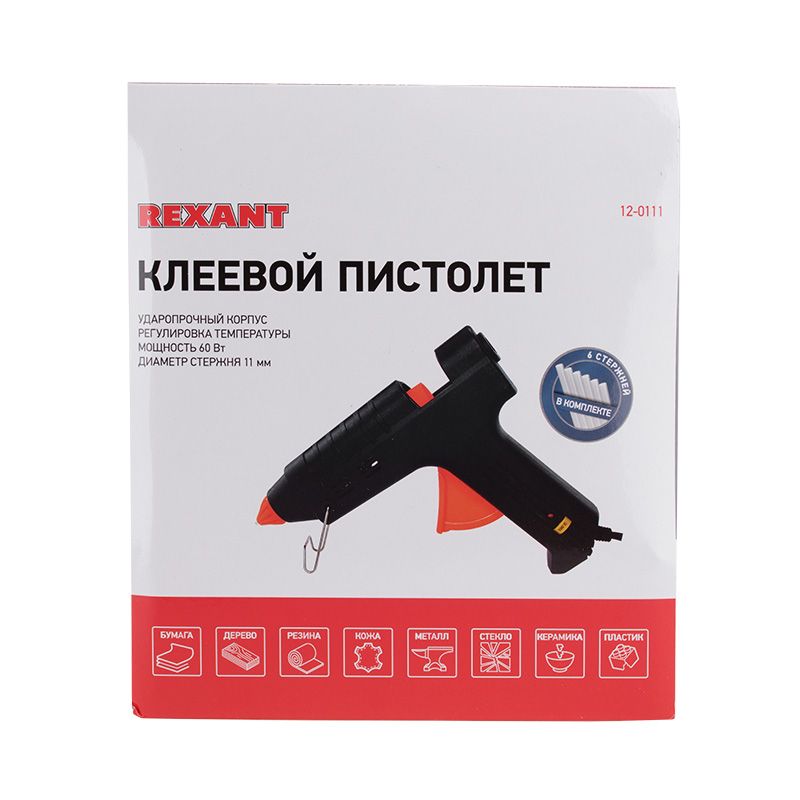 Пистолет клеевой  12-0111
