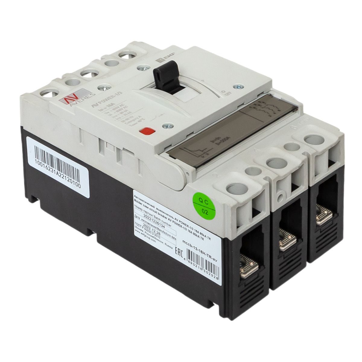 Выключатель автоматический  mccb-13-16H-TR-av