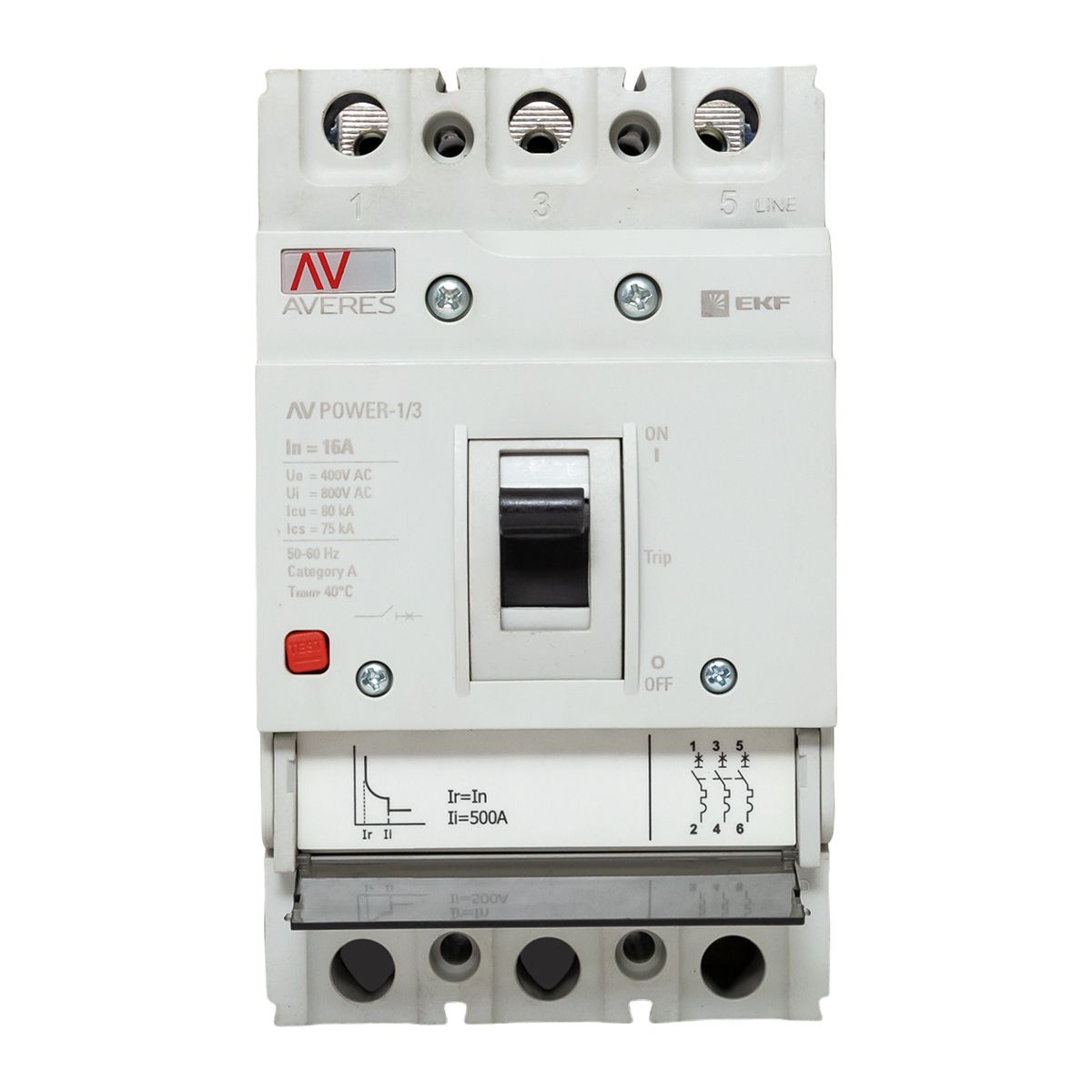 Выключатель автоматический  mccb-13-16H-TR-av