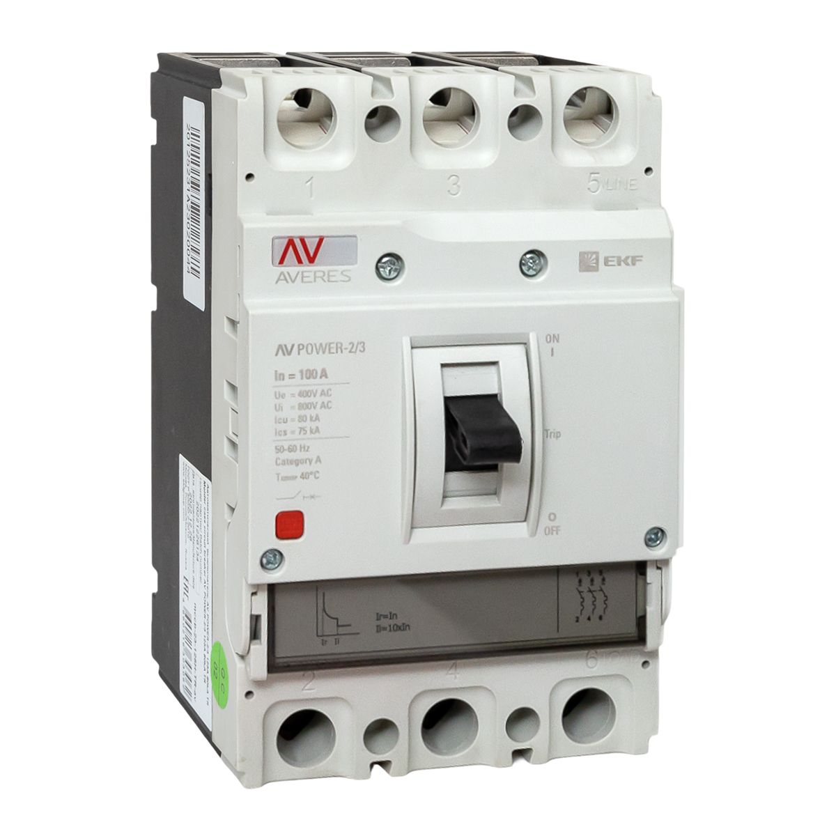 Выключатель автоматический  mccb-23-100H-TR-av