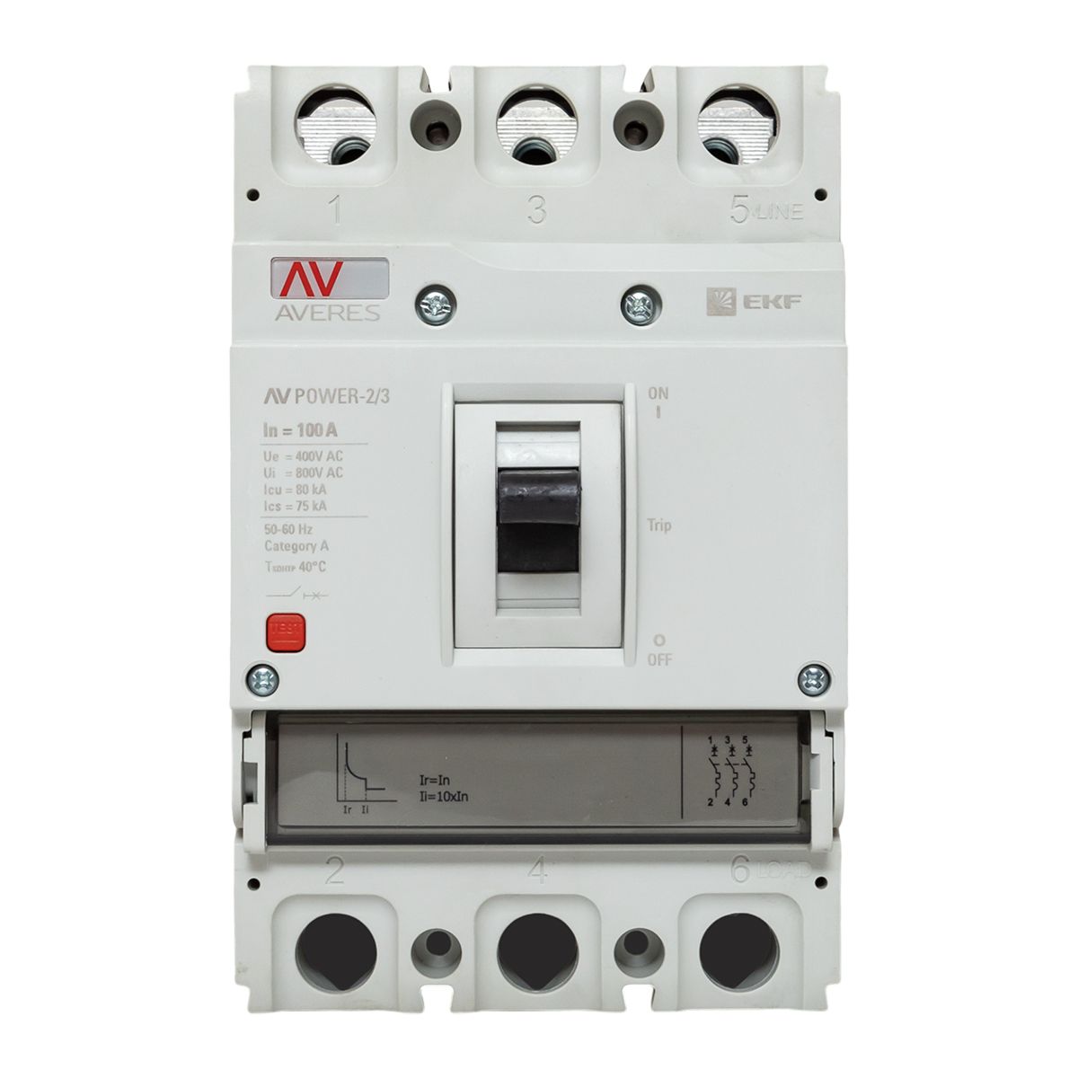 Выключатель автоматический  mccb-23-100H-TR-av