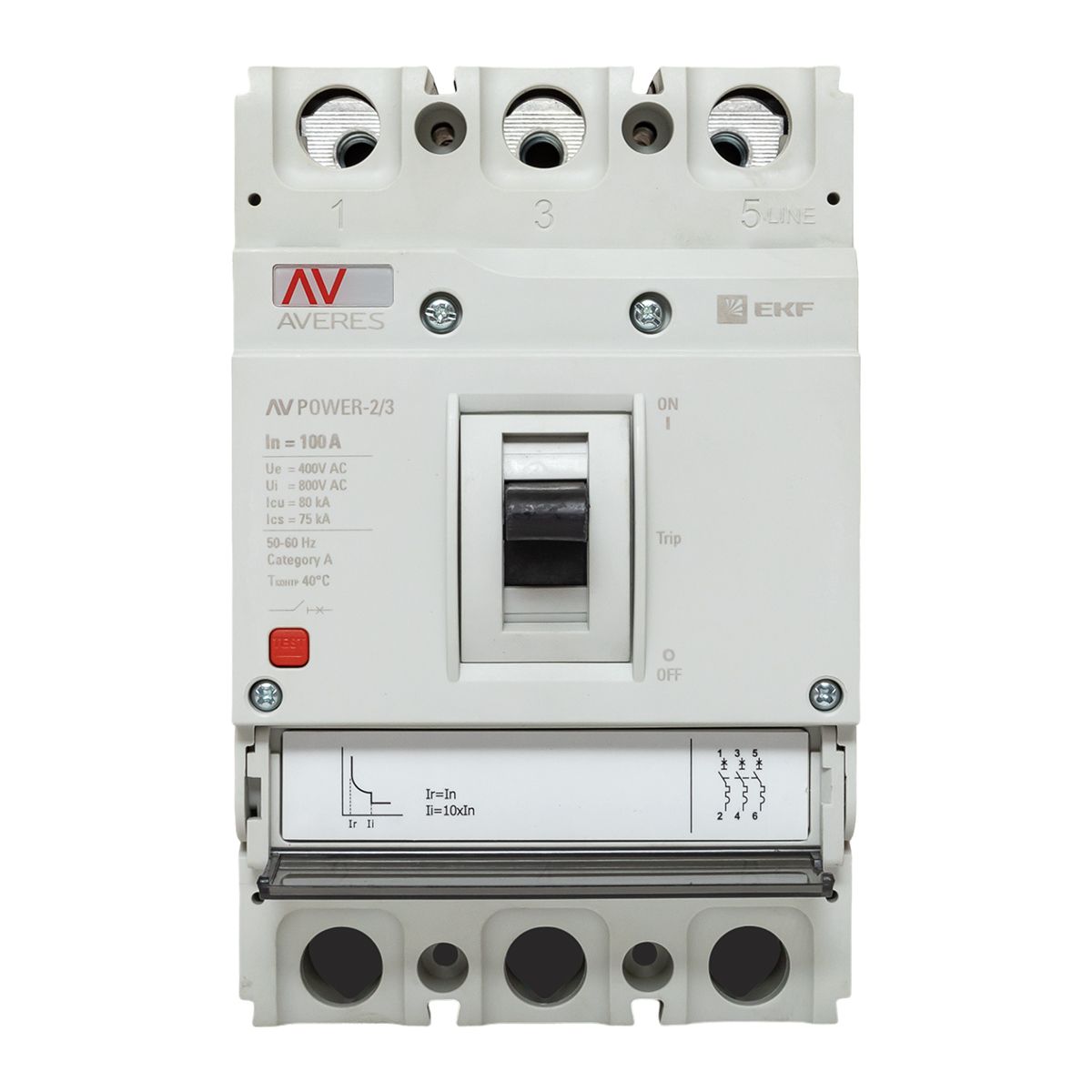 Выключатель автоматический  mccb-23-100H-TR-av