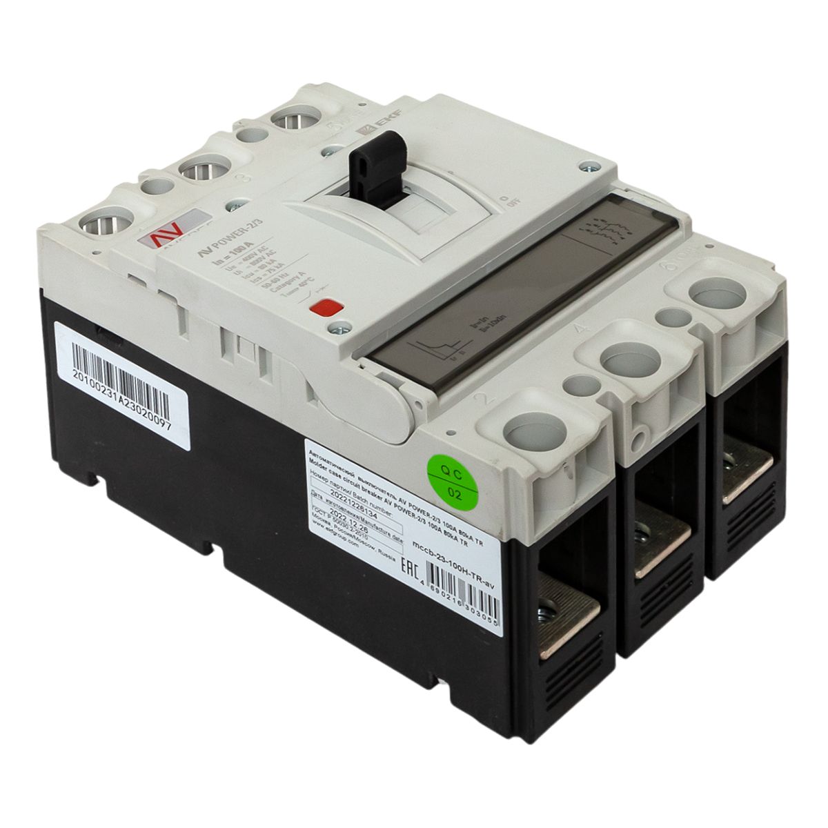 Выключатель автоматический  mccb-23-100H-TR-av