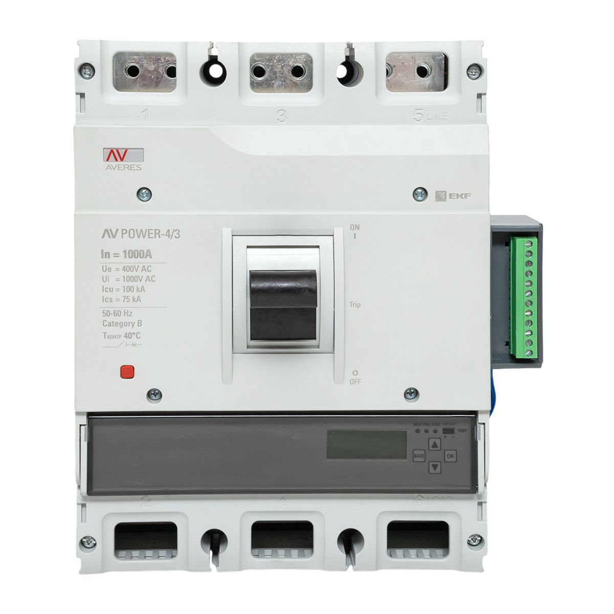 Выключатель автоматический  mccb-43-1000H-6.2-av