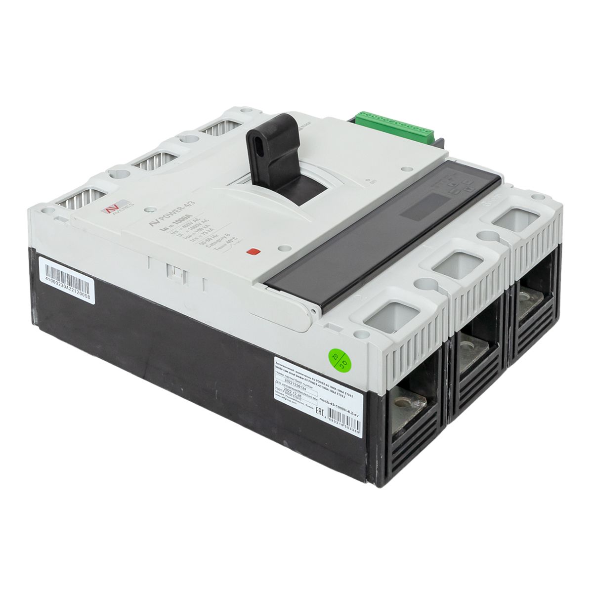 Выключатель автоматический  mccb-43-1000H-6.2-av