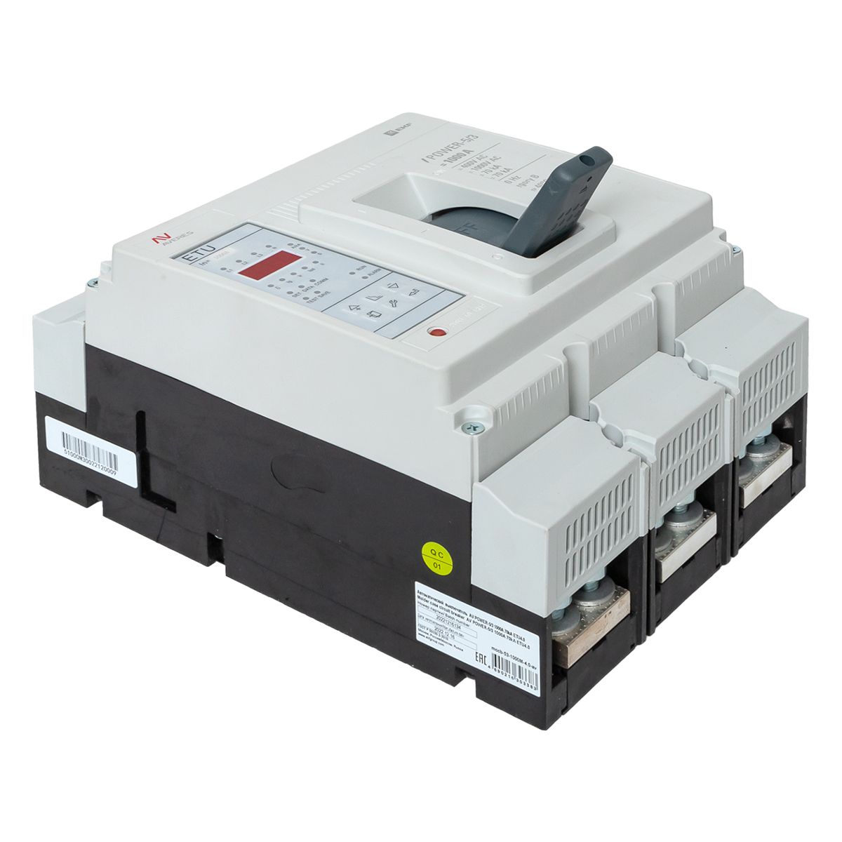 Выключатель автоматический mccb-53-1000M-4.0-av